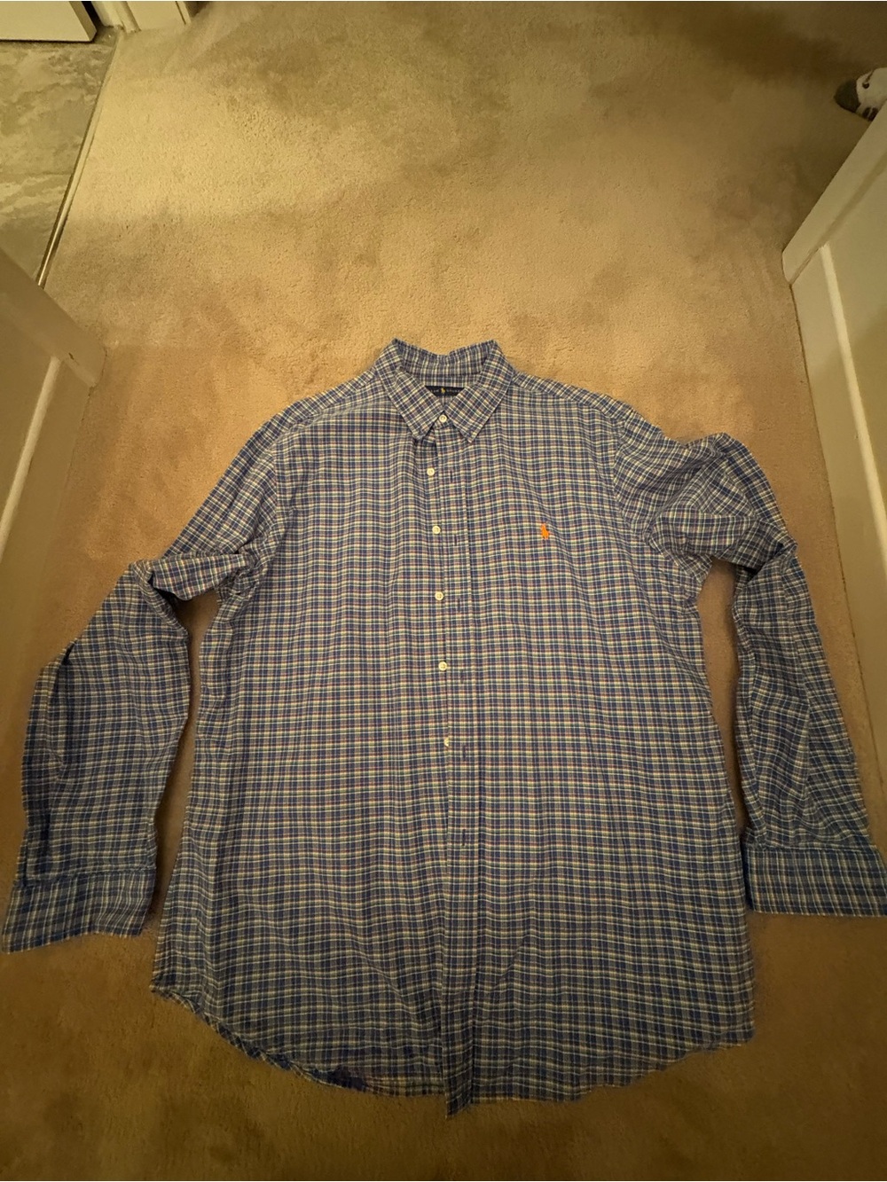 Polo by Ralph Lauren Blue Plaid Button-Down Shirt